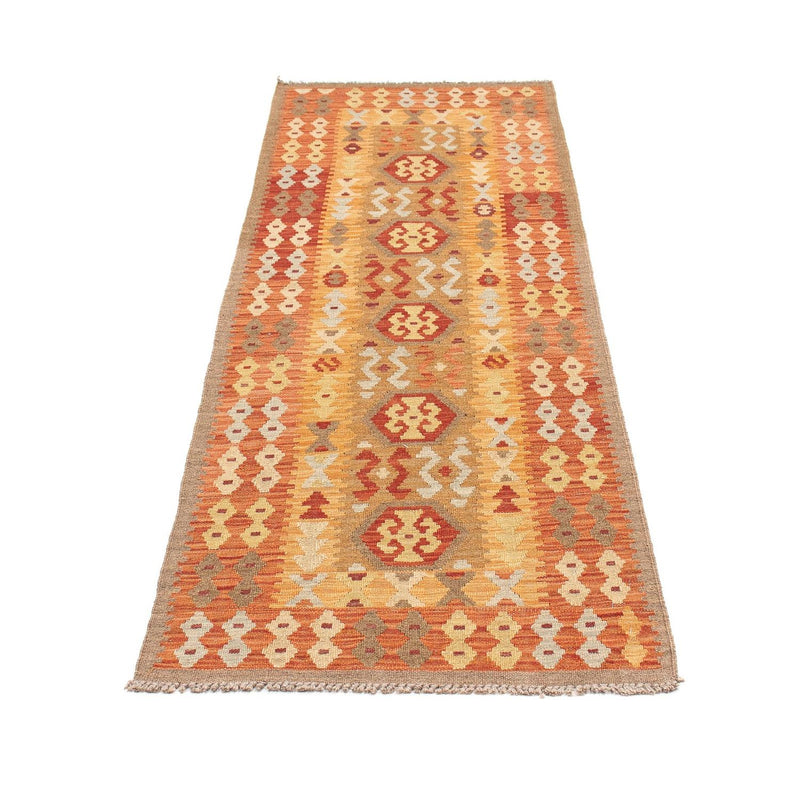 Tapis de couloir Tapis Kelim - Splash - 196 x 66 cm - multicolore