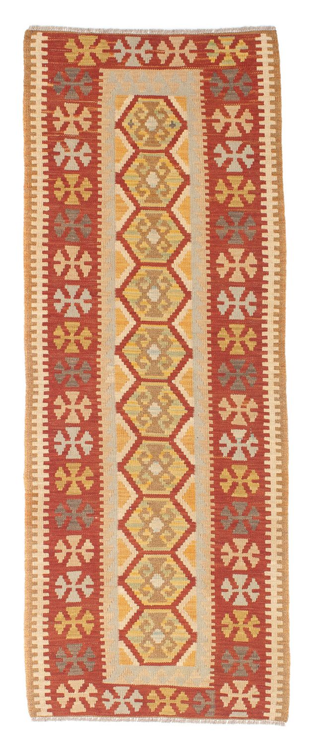 Tapis de couloir Tapis Kelim - Splash - 192 x 68 cm - multicolore