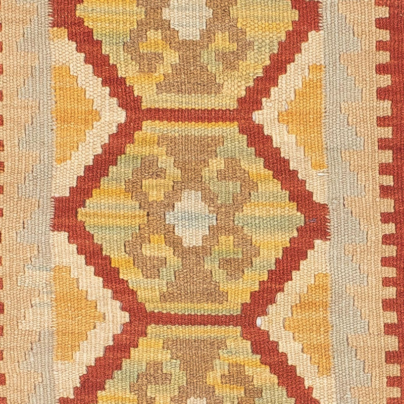 Tapis de couloir Tapis Kelim - Splash - 192 x 68 cm - multicolore