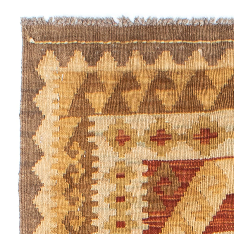 Tapis de couloir Tapis Kelim - Oriental - 204 x 67 cm - beige