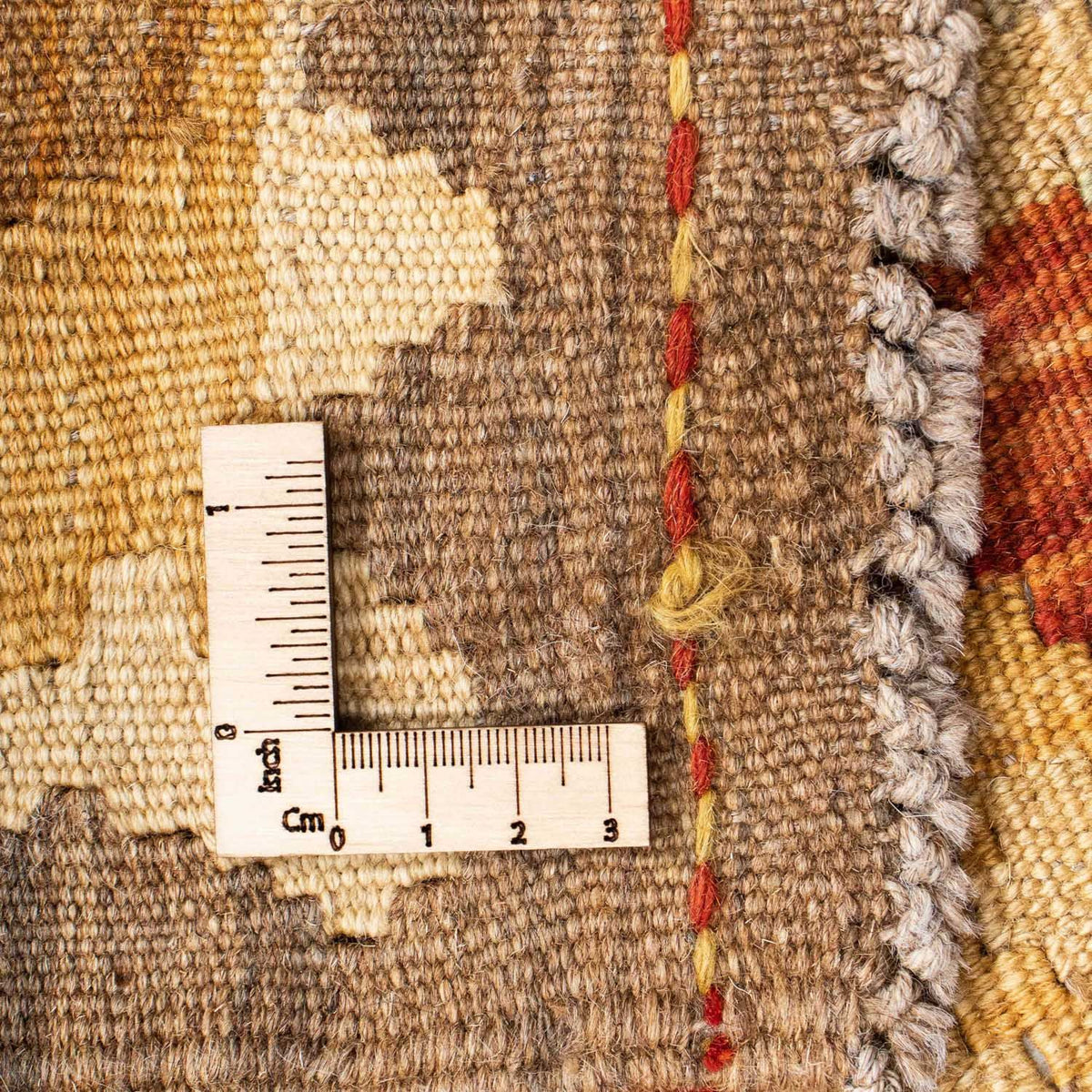 Tapis de couloir Tapis Kelim - Oriental - 204 x 67 cm - beige