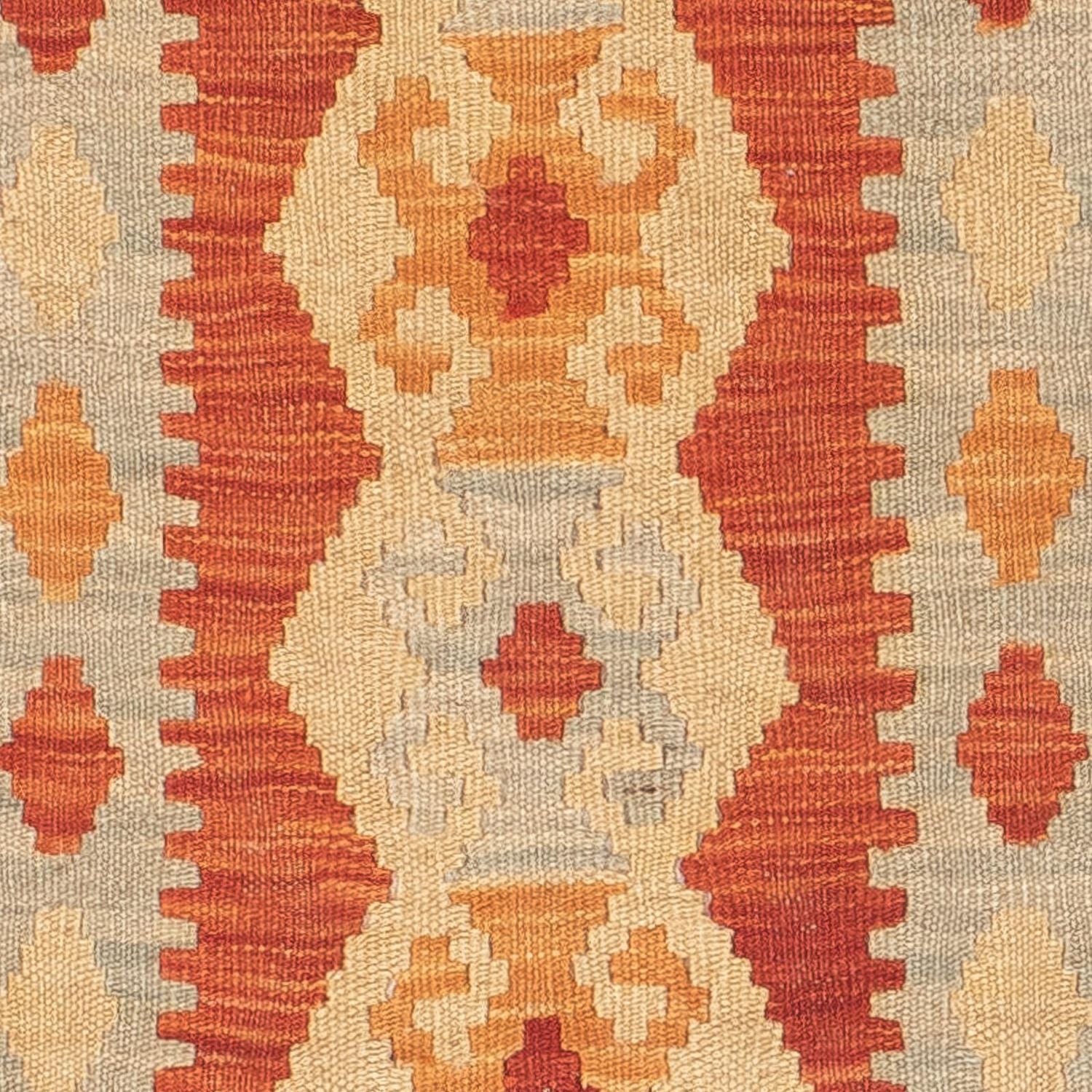 Tapis de couloir Tapis Kelim - Splash - 197 x 63 cm - rouge
