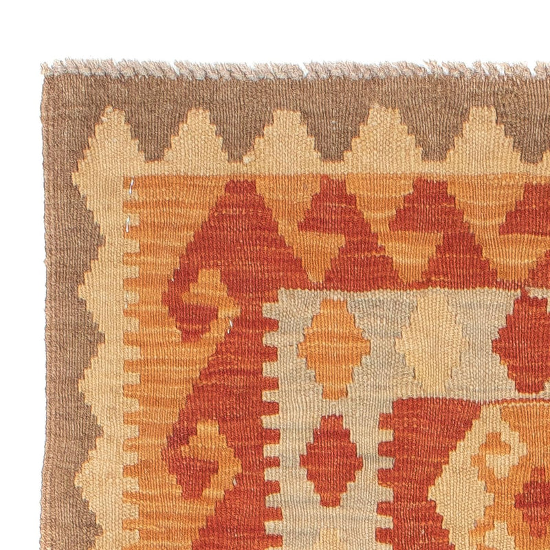 Tapis de couloir Tapis Kelim - Splash - 197 x 63 cm - rouge