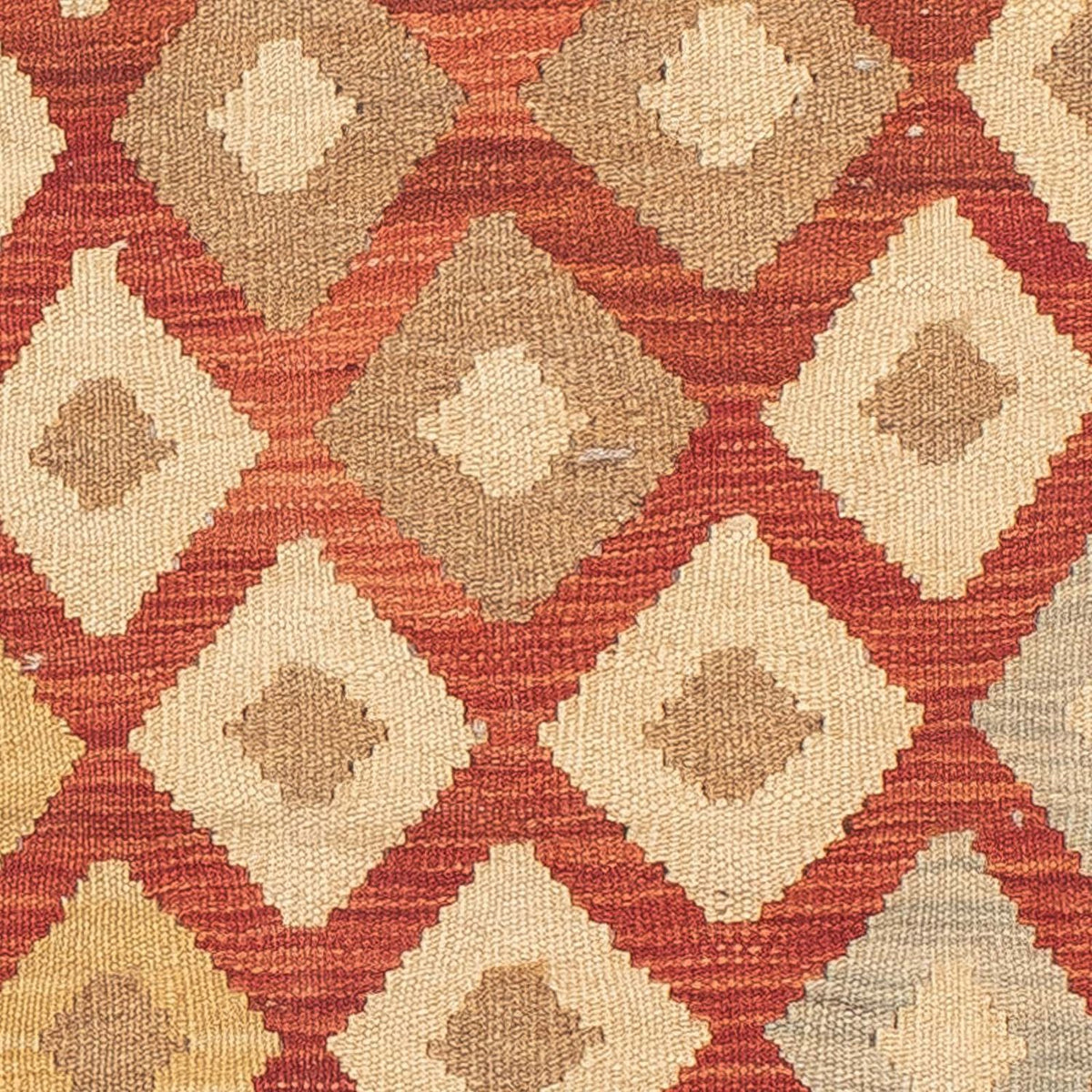 Tapis de couloir Tapis Kelim - Splash - 185 x 69 cm - multicolore