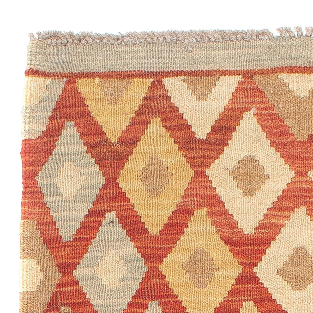 Tapis de couloir Tapis Kelim - Splash - 185 x 69 cm - multicolore