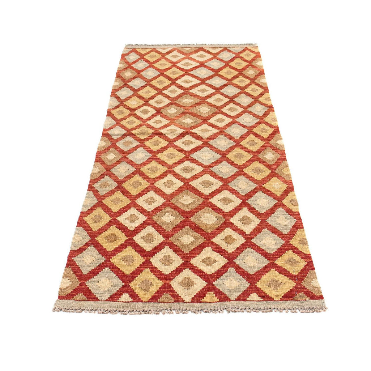 Tapis de couloir Tapis Kelim - Splash - 185 x 69 cm - multicolore