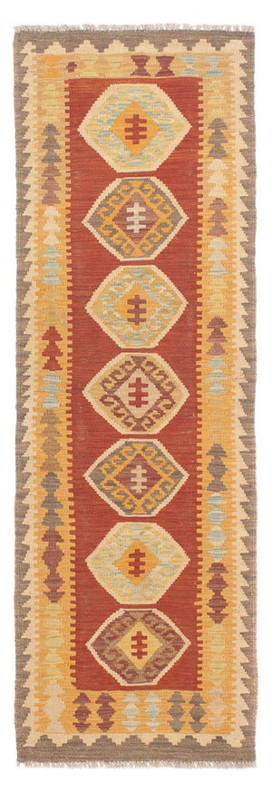 Tapis de couloir Tapis Kelim - Splash - 192 x 63 cm - multicolore