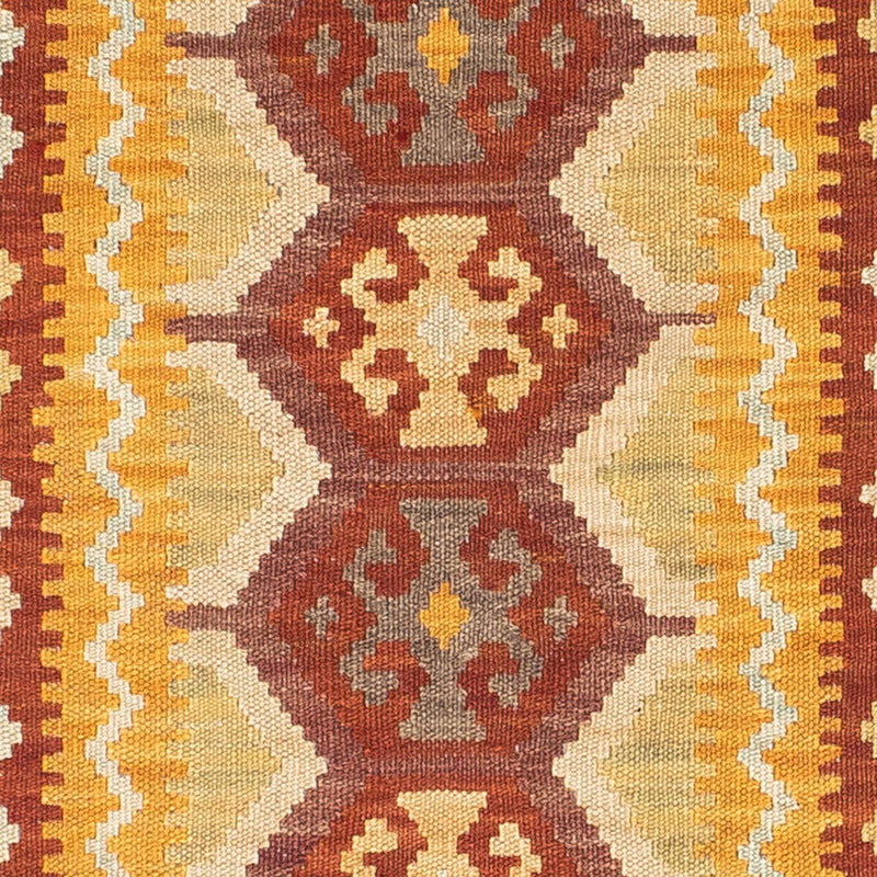 Tapis de couloir Tapis Kelim - Oriental - 195 x 65 cm - rouille