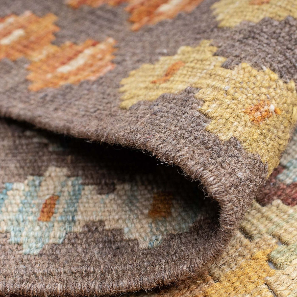 Tapis de couloir Tapis Kelim - Splash - 192 x 67 cm - multicolore