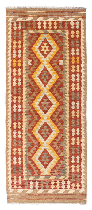 Tapis de couloir Tapis Kelim - Oriental - 192 x 76 cm - rouille