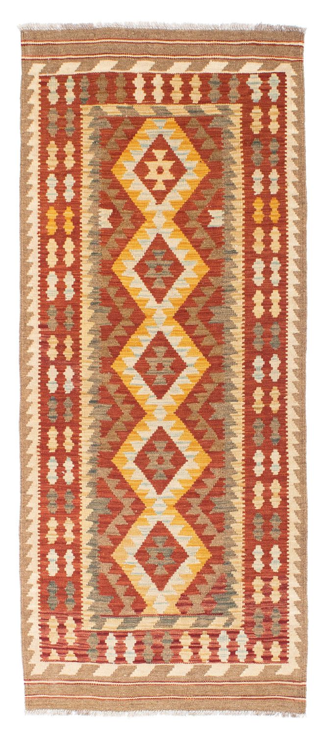 Tapis de couloir Tapis Kelim - Oriental - 192 x 76 cm - rouille