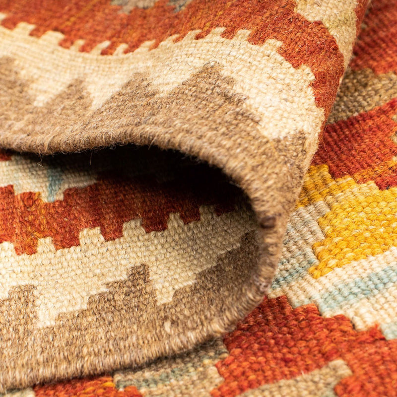 Tapis de couloir Tapis Kelim - Oriental - 192 x 76 cm - rouille