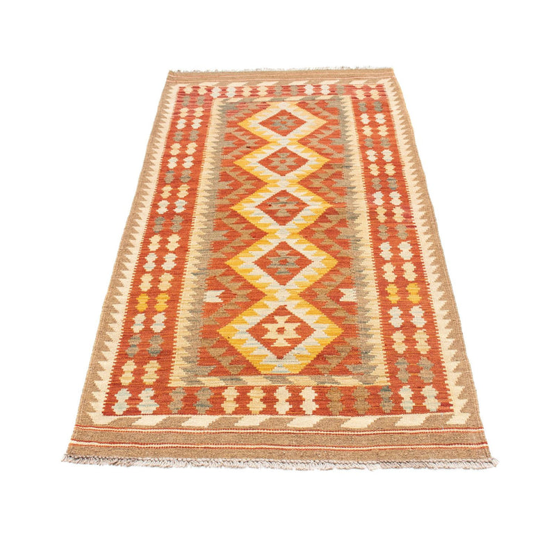 Tapis de couloir Tapis Kelim - Oriental - 192 x 76 cm - rouille