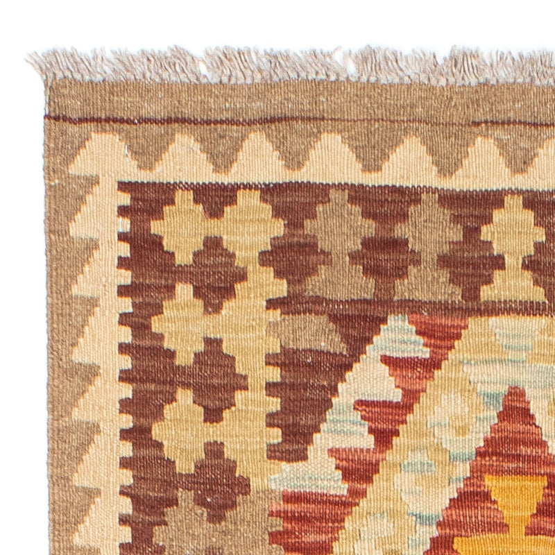 Tapis de couloir Tapis Kelim - Oriental - 200 x 70 cm - beige