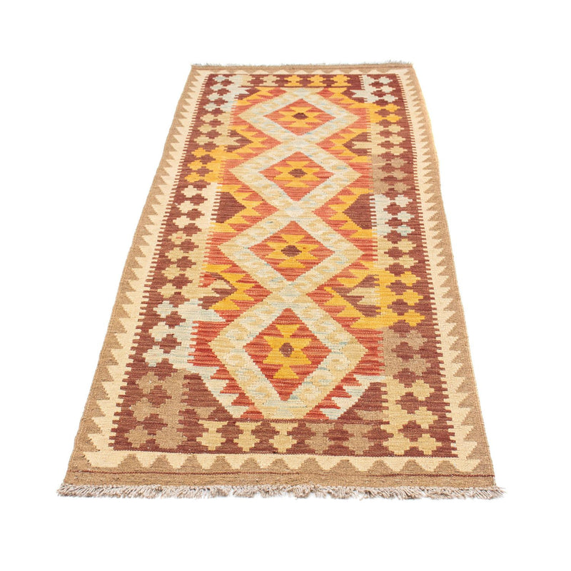 Tapis de couloir Tapis Kelim - Oriental - 200 x 70 cm - beige