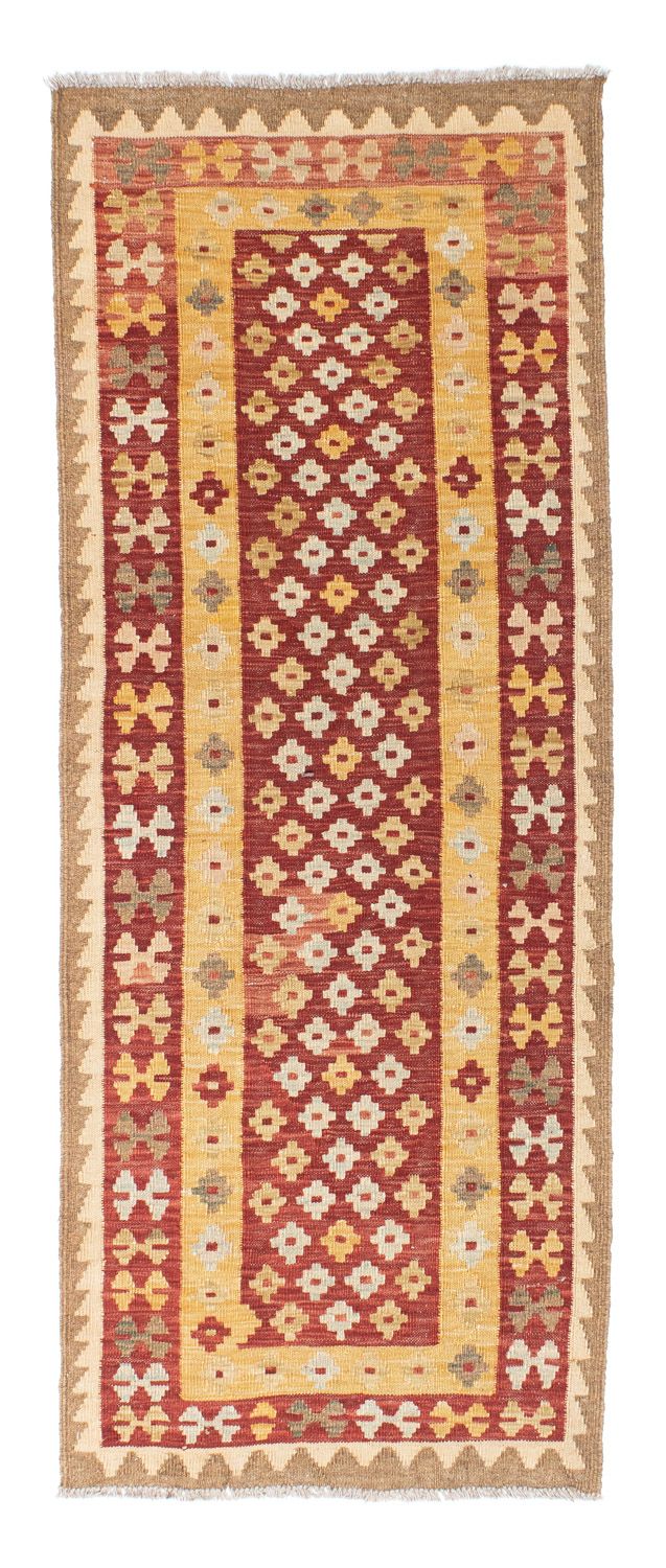 Tapis de couloir Tapis Kelim - Oriental - 197 x 73 cm - rouille