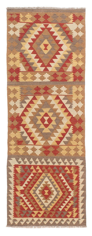 Tapis de couloir Tapis Kelim - Splash - 193 x 68 cm - multicolore