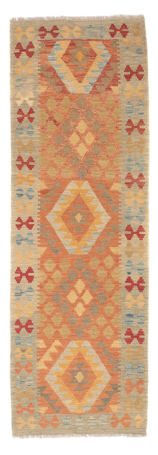 Tapis de couloir Tapis Kelim - Splash - 199 x 64 cm - multicolore