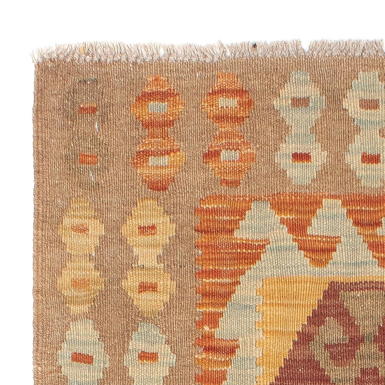 Tapis de couloir Tapis Kelim - Splash - 204 x 65 cm - multicolore