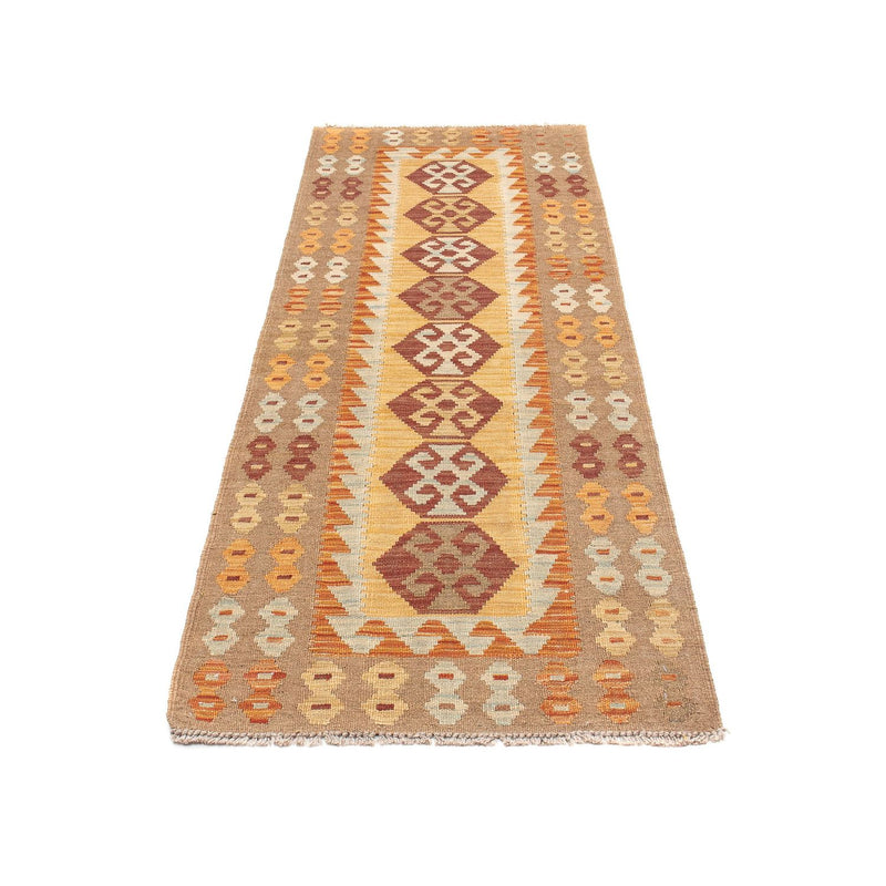 Tapis de couloir Tapis Kelim - Splash - 204 x 65 cm - multicolore