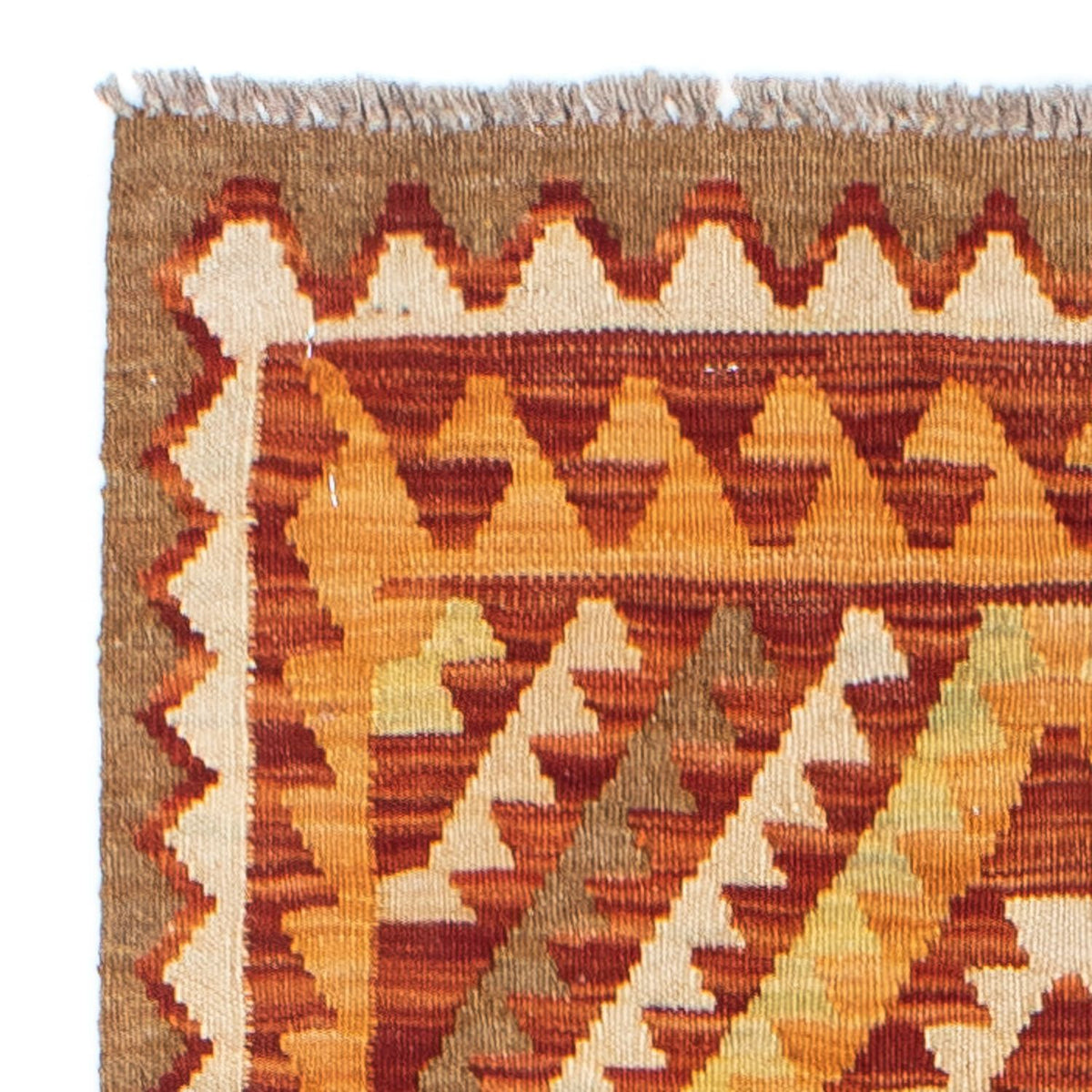 Tapis de couloir Tapis Kelim - Oriental - 231 x 62 cm - marron