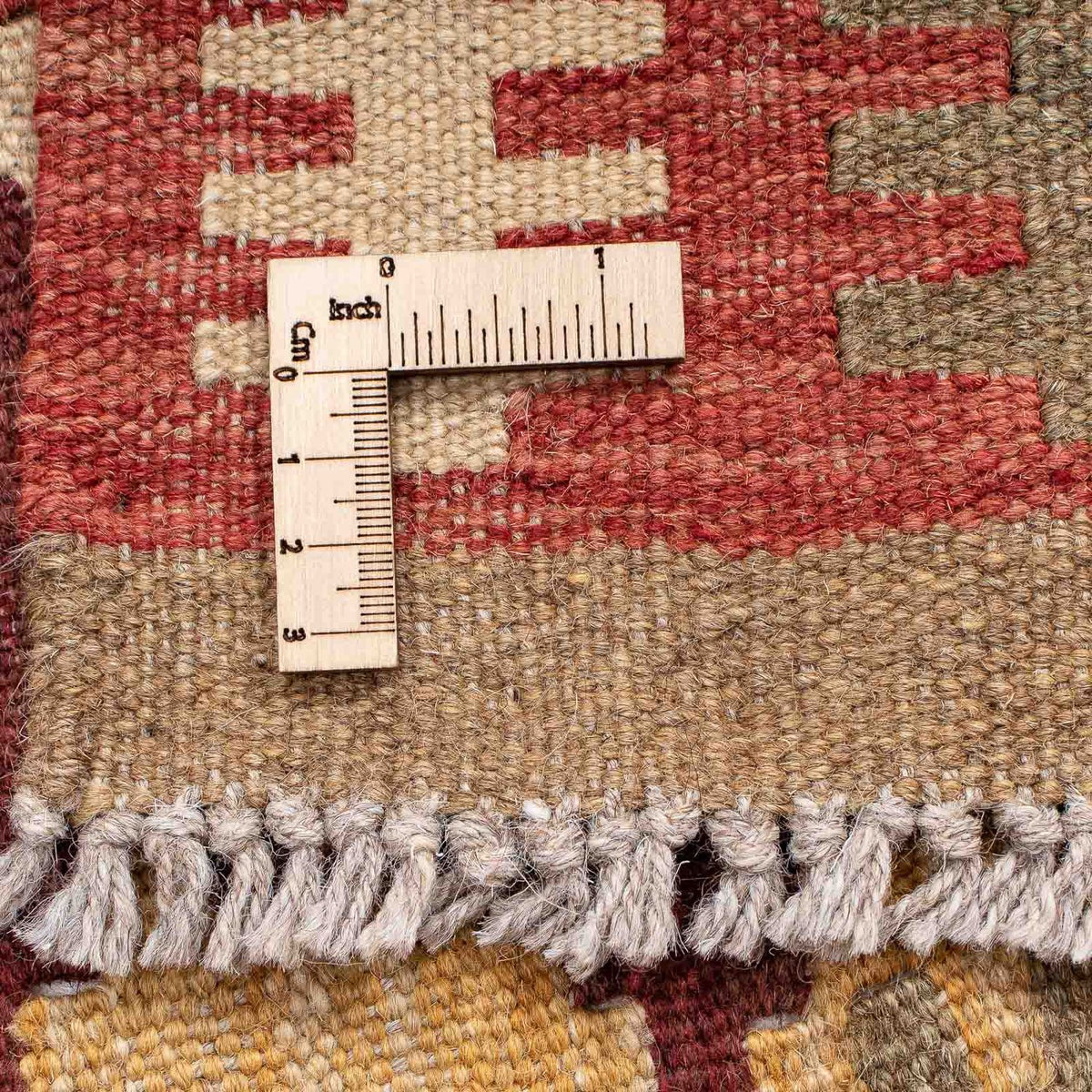 Tapis de couloir Tapis Kelim - Splash - 205 x 64 cm - multicolore