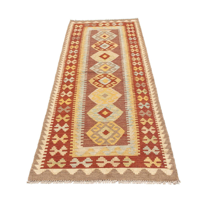 Tapis de couloir Tapis Kelim - Splash - 210 x 69 cm - multicolore