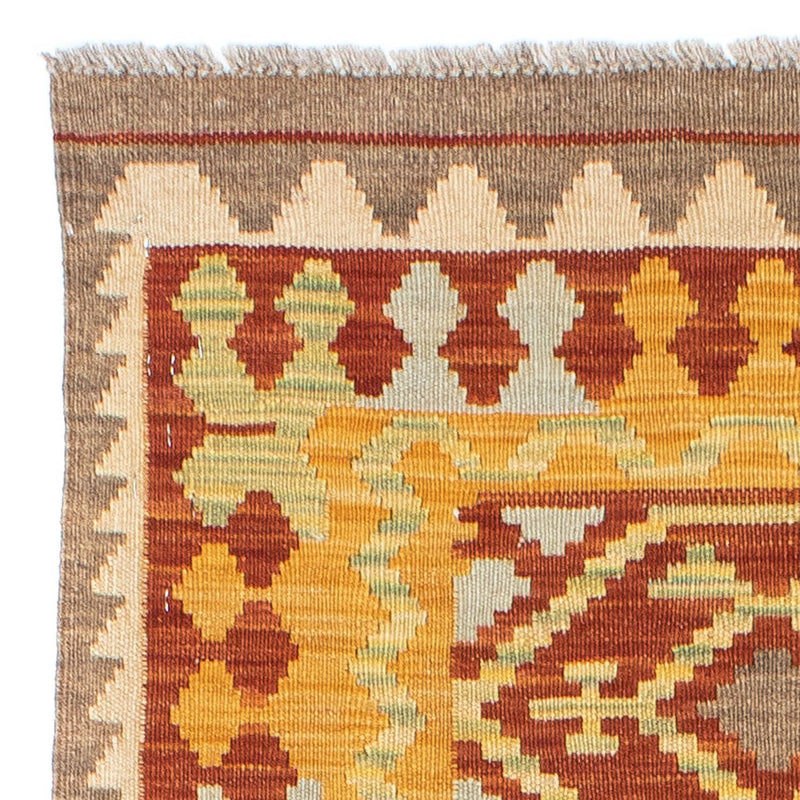 Tapis de couloir Tapis Kelim - Oriental - 195 x 73 cm - rouge