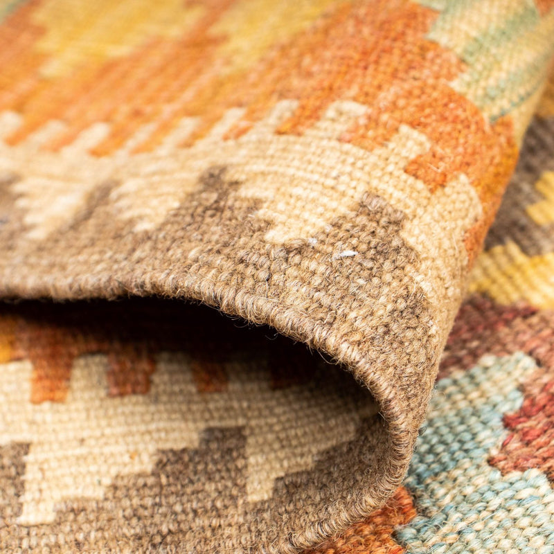 Tapis de couloir Tapis Kelim - Oriental - 209 x 71 cm - or