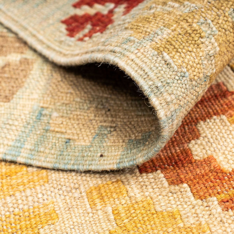 Tapis de couloir Tapis Kelim - Oriental - 203 x 70 cm - beige