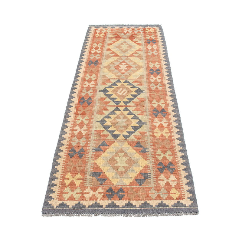Tapis de couloir Tapis Kelim - Splash - 198 x 60 cm - multicolore