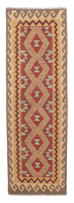Tapis de couloir Tapis Kelim - Splash - 202 x 64 cm - multicolore