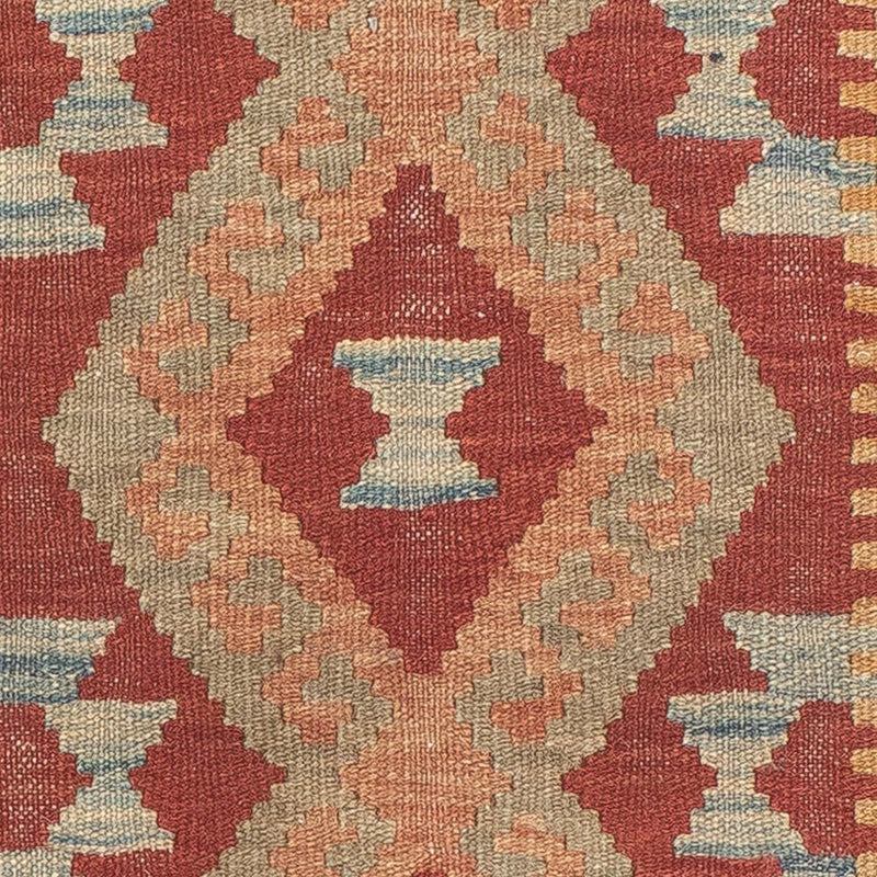 Tapis de couloir Tapis Kelim - Splash - 202 x 64 cm - multicolore