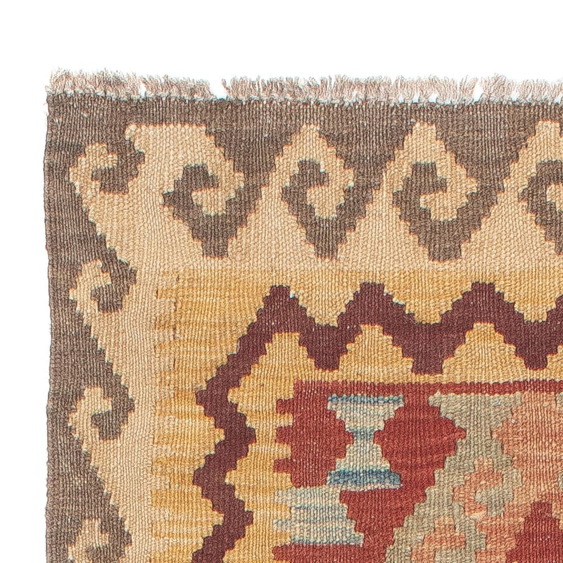 Tapis de couloir Tapis Kelim - Splash - 202 x 64 cm - multicolore