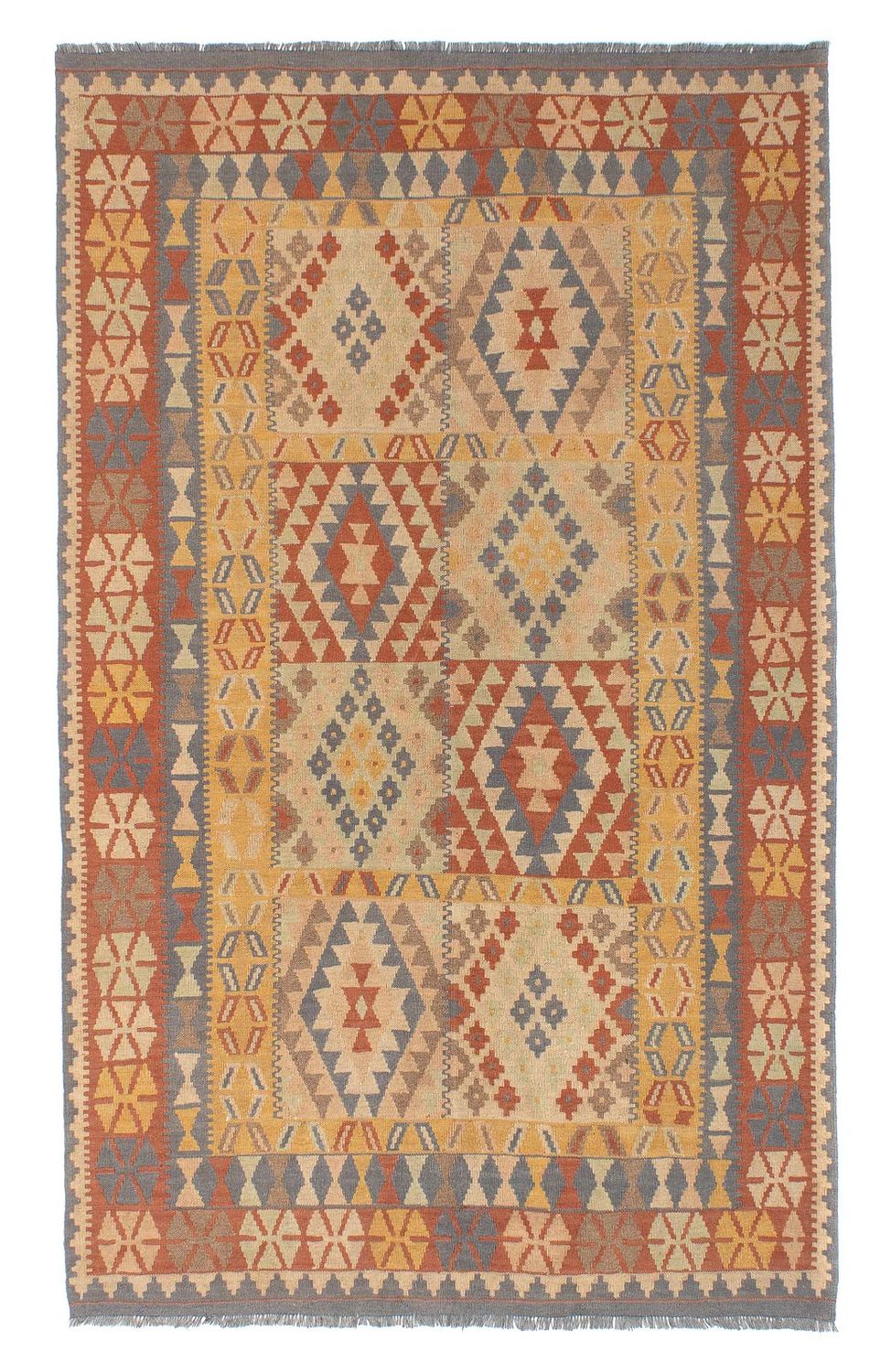 Tapis Kelim - Oriental - 205 x 152 cm - multicolore