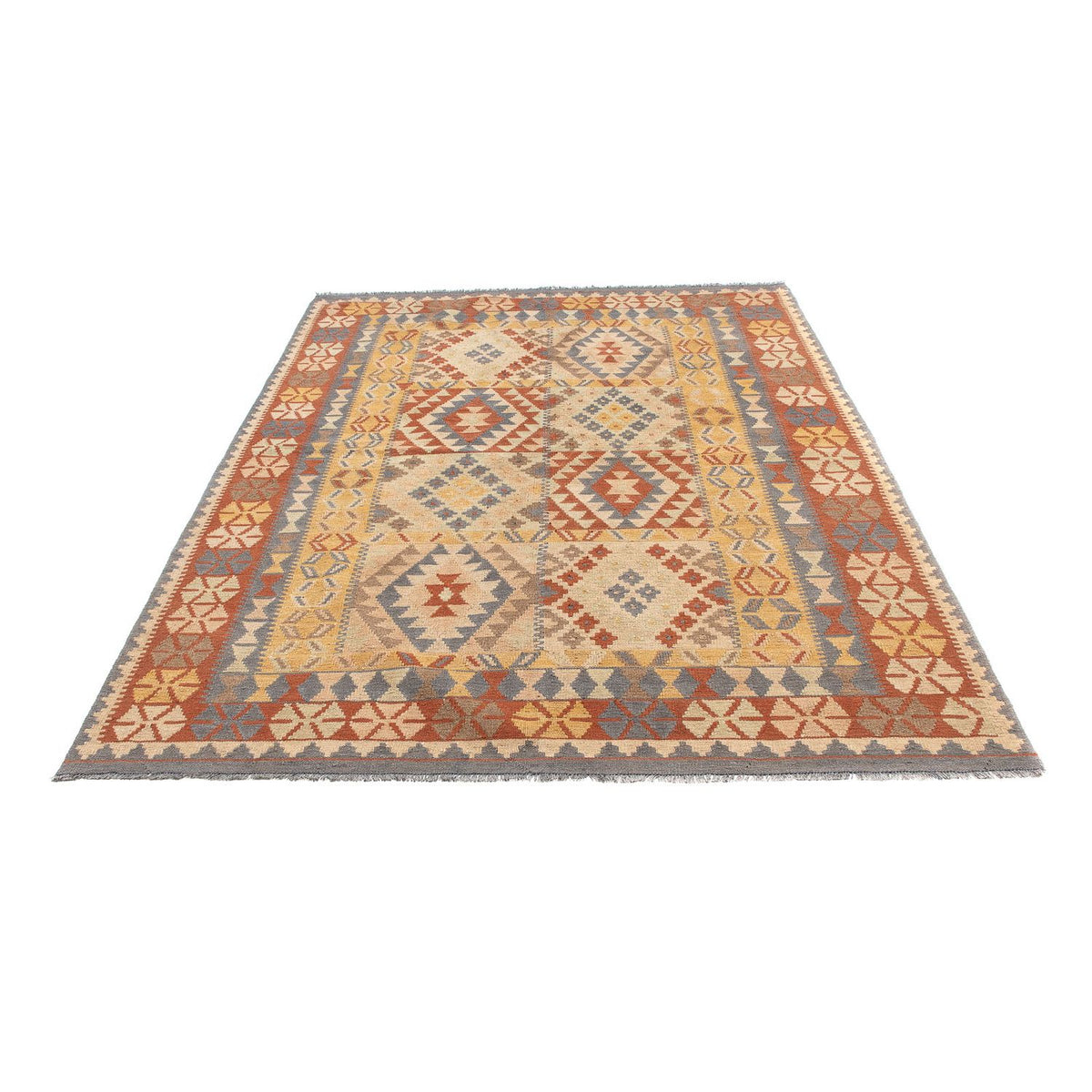 Tapis Kelim - Oriental - 205 x 152 cm - multicolore