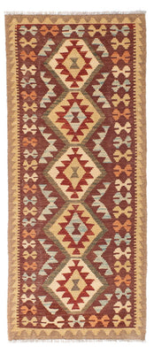 Tapis de couloir Tapis Kelim - Oriental - 192 x 76 cm - marron
