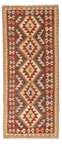 Tapis de couloir Tapis Kelim - Oriental - 192 x 76 cm - marron