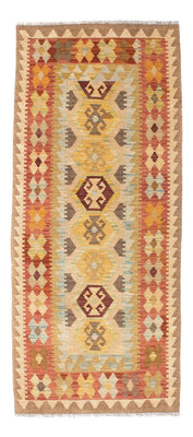 Tapis de couloir Tapis Kelim - Oriental - 195 x 74 cm - beige