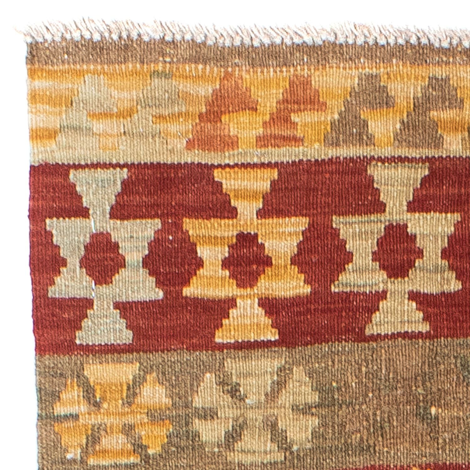 Tapis de couloir Tapis Kelim - Oriental - 197 x 75 cm - multicolore