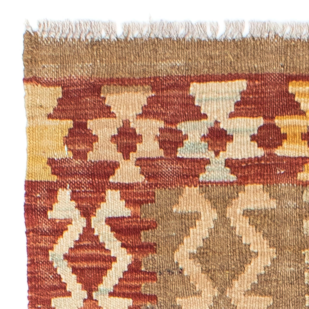 Tapis de couloir Tapis Kelim - Oriental - 187 x 71 cm - rouille