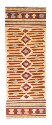 Tapis de couloir Tapis Kelim - Oriental - 207 x 74 cm - beige