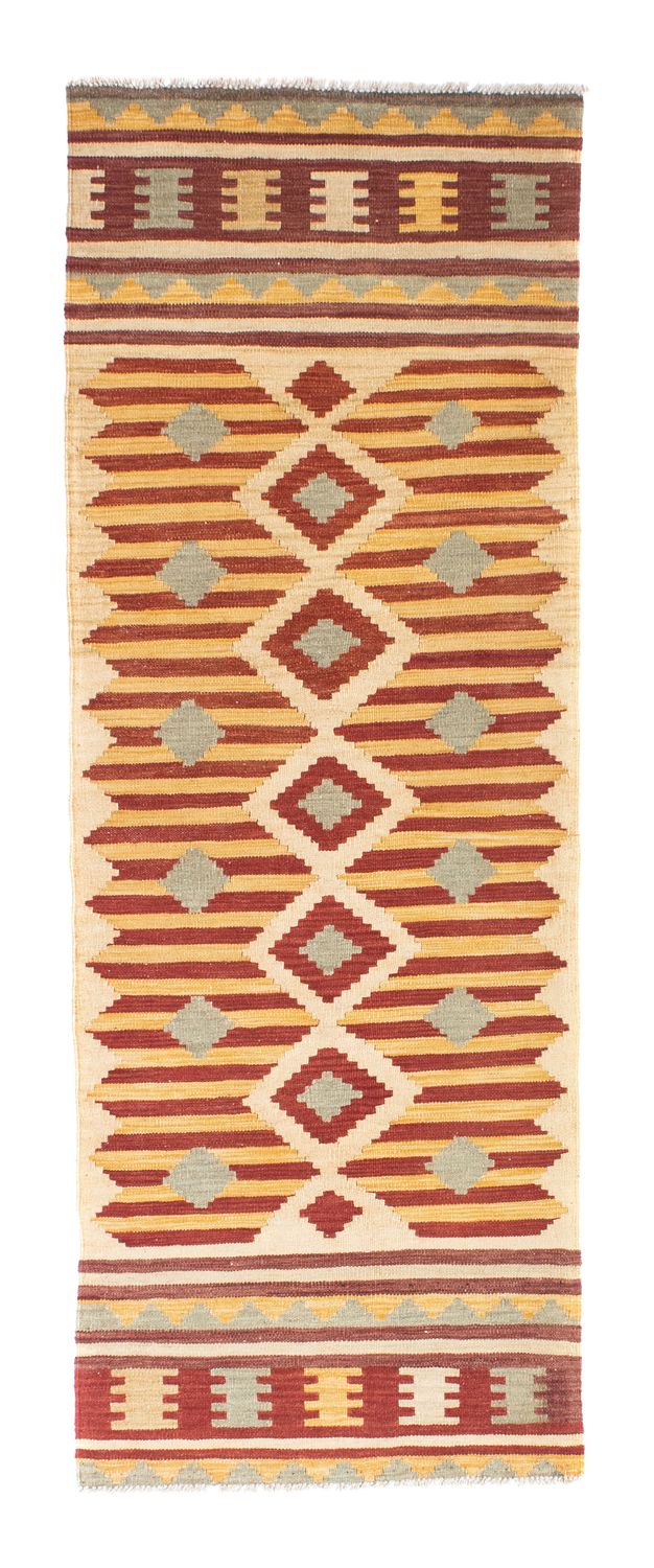 Tapis de couloir Tapis Kelim - Oriental - 207 x 74 cm - beige