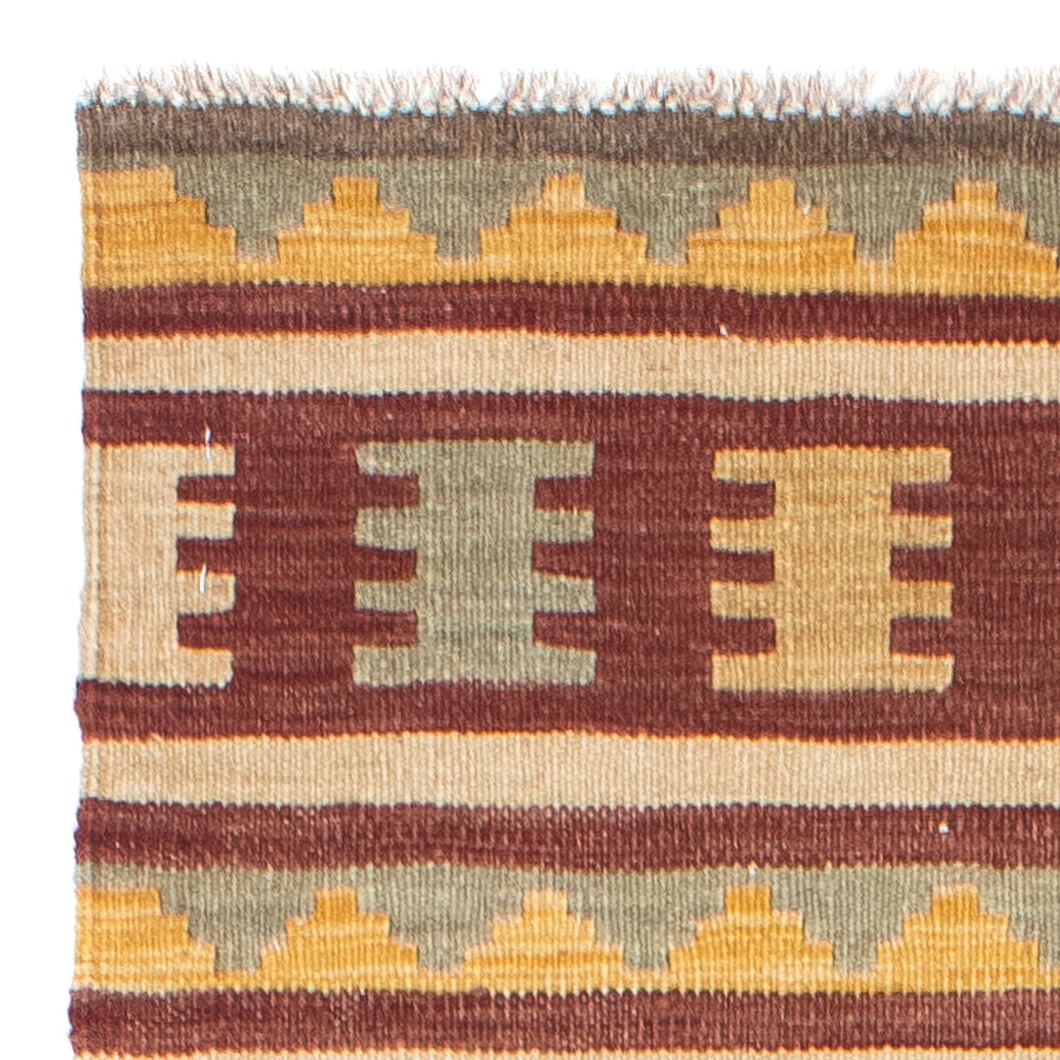 Tapis de couloir Tapis Kelim - Oriental - 207 x 74 cm - beige