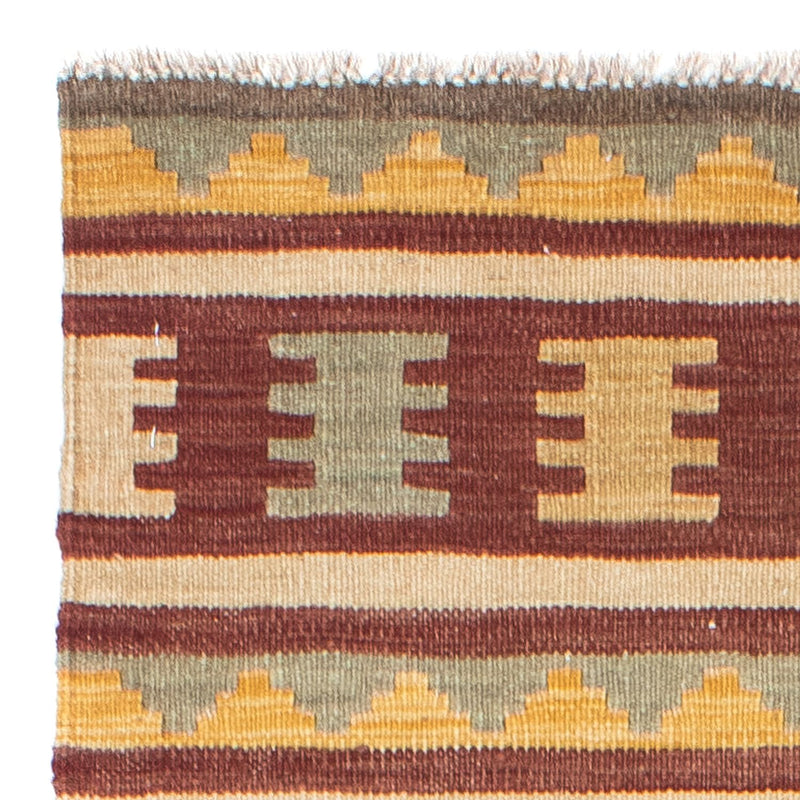 Tapis de couloir Tapis Kelim - Oriental - 207 x 74 cm - beige