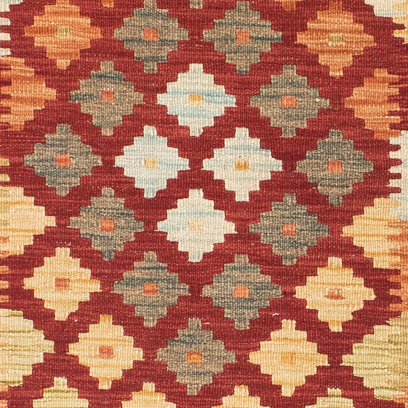 Tapis de couloir Tapis Kelim - Oriental - 195 x 74 cm - rouille
