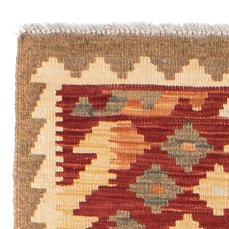 Tapis de couloir Tapis Kelim - Oriental - 195 x 74 cm - rouille