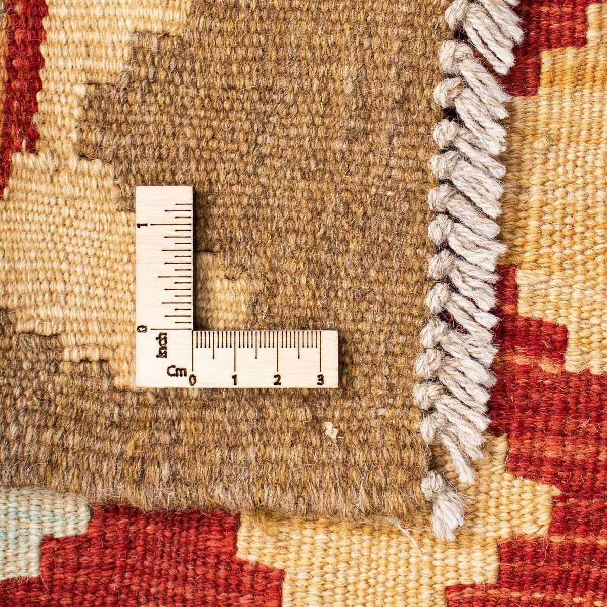 Tapis de couloir Tapis Kelim - Oriental - 195 x 74 cm - rouille