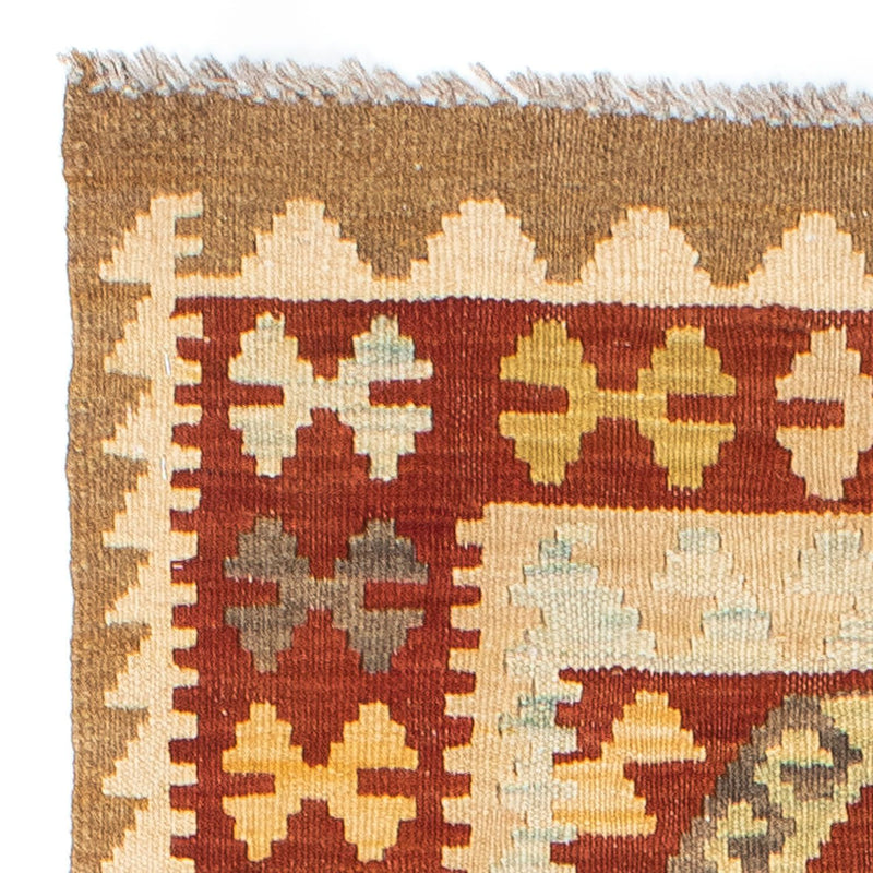 Tapis de couloir Tapis Kelim - Oriental - 206 x 71 cm - beige