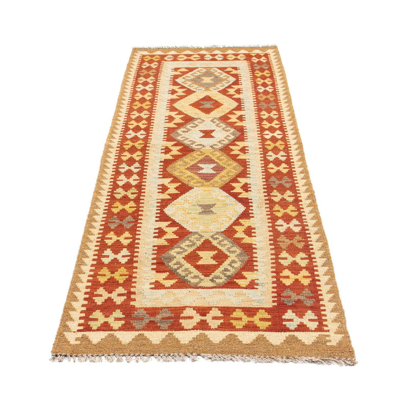 Tapis de couloir Tapis Kelim - Oriental - 206 x 71 cm - beige
